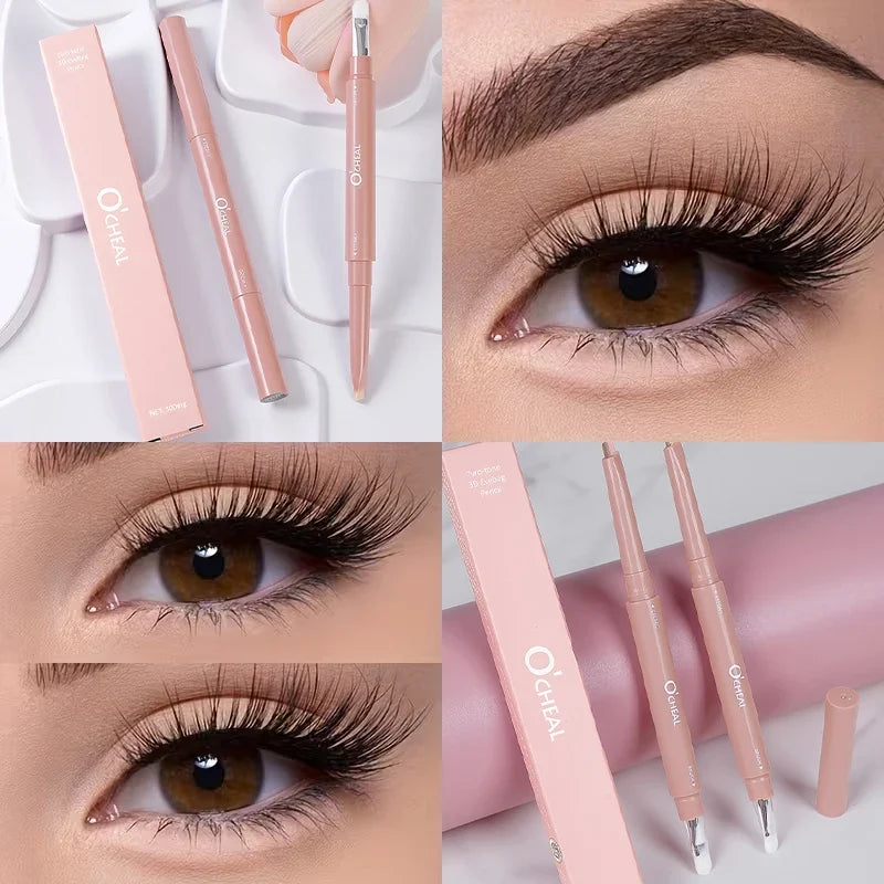 Double-Ended Lying Silkworm Pen – Matte & Shimmer Highlighter Eye Highlighter Pen Qme