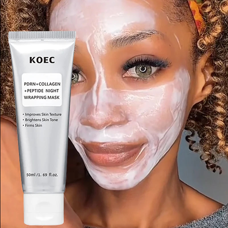 PDRN Salmon DNA Peel-Off Face Mask – Collagen Glass Skin Care Peel-Off Face Mask Qst