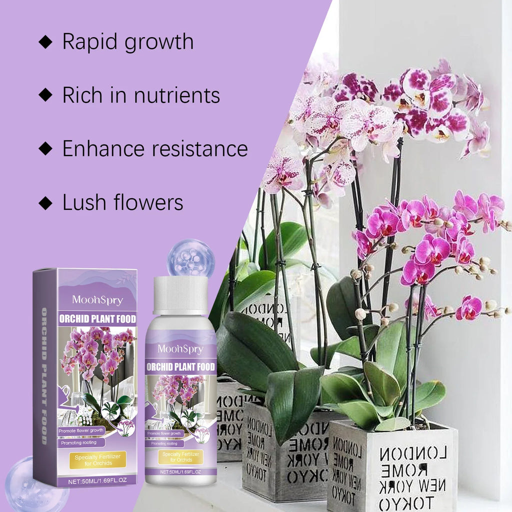 Orchid Growth Agent – Root & Flowering Booster Nutrient Orchid Fertilizer Spray Qme