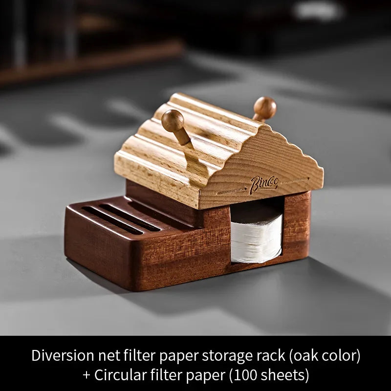 BINCOO Magnetic Coffee Puck Screen & Filter Paper Rack 51-58.5mm Espresso Puck Screen Qst B 2pcs set