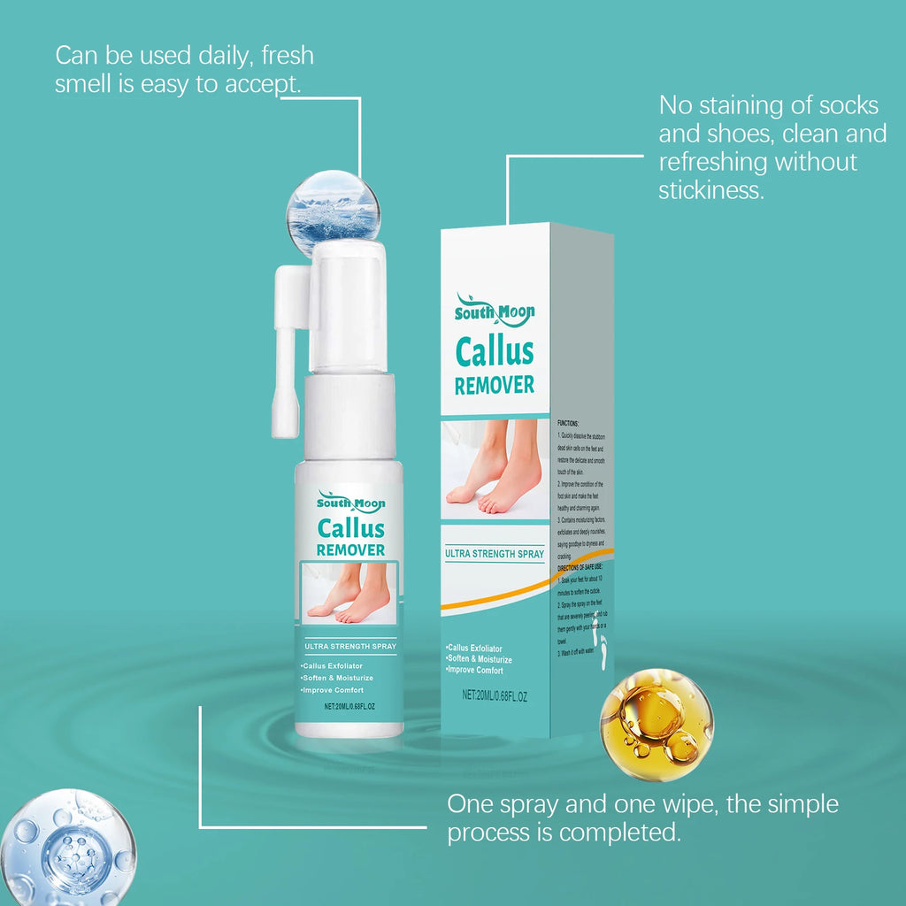 Foot Peeling Spray – Exfoliating Callus & Dead Skin Remover Foot Exfoliating Spray Qst