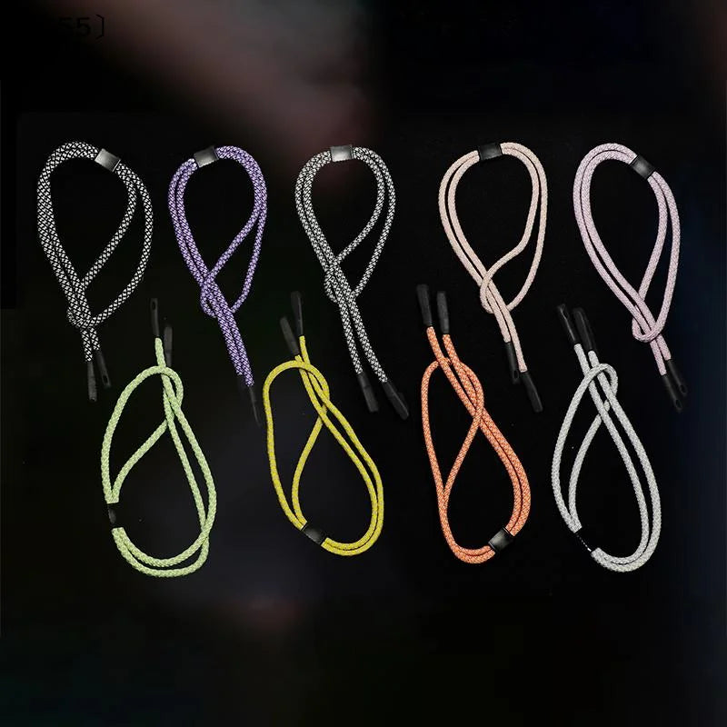 Reflective Eyeglasses Chain Non-Slip Sports Glasses Neck Cord Eyeglasses Neck Cord Qst