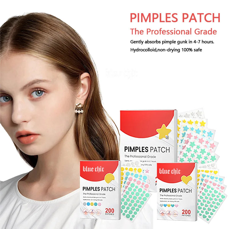 Invisible Acne Pimple Patches 200pcs – Spot Stickers Acne Pimple Patch Qst