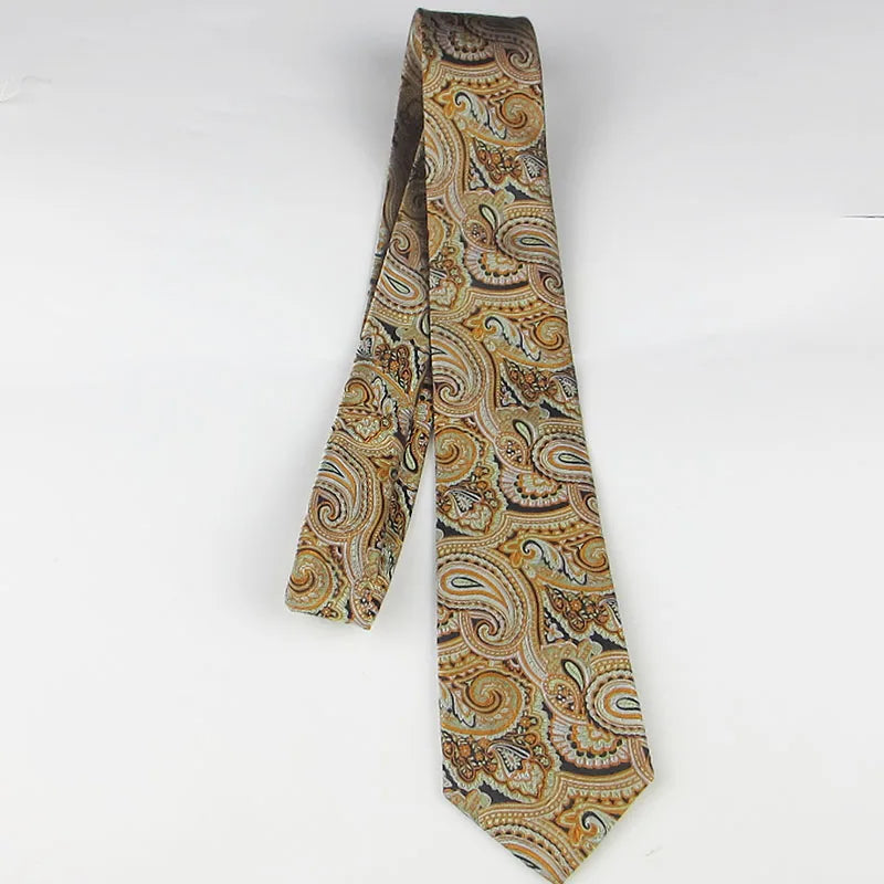 Men's Classical Silk Necktie – Business & Formal Party Tie Silk Necktie Qme