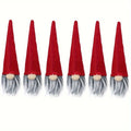 Christmas Elf Dwarf Faceless Doll Wine Bottle Covers – Set of 6 Christmas Bottle Covers Qme Red