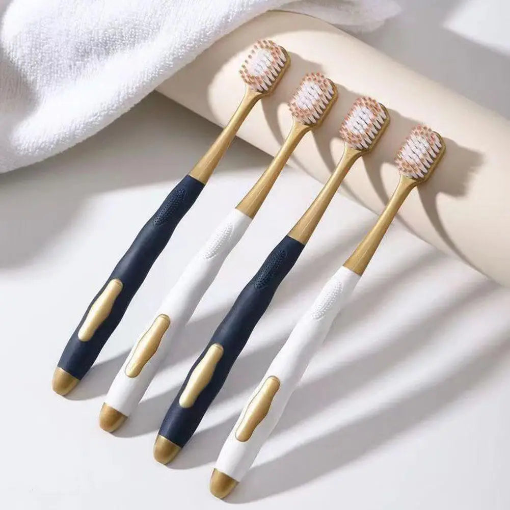 Soft Bristle Toothbrush – Gentle Plaque Removal for All Ages Manual Toothbrush Qme