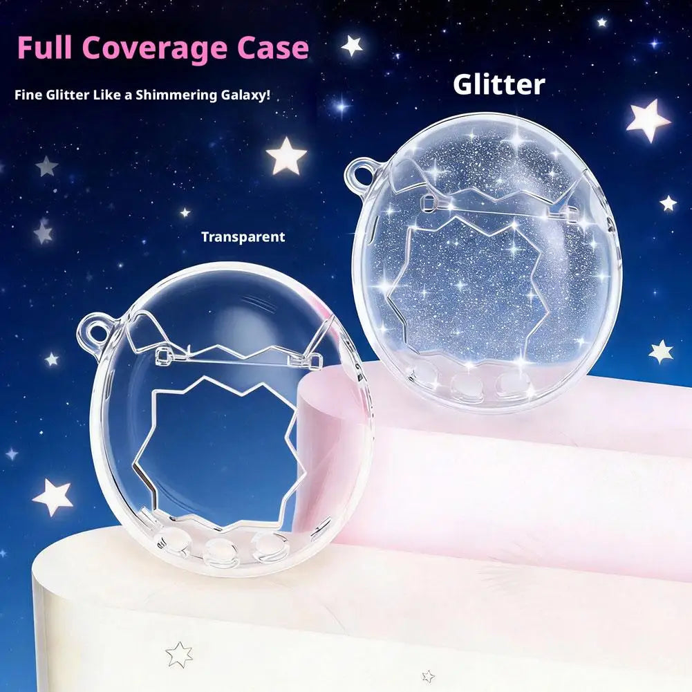 Clear Protective Case for Tamagotchi Paradise – PC Shiny Shell Tamagotchi Protective Case Qme