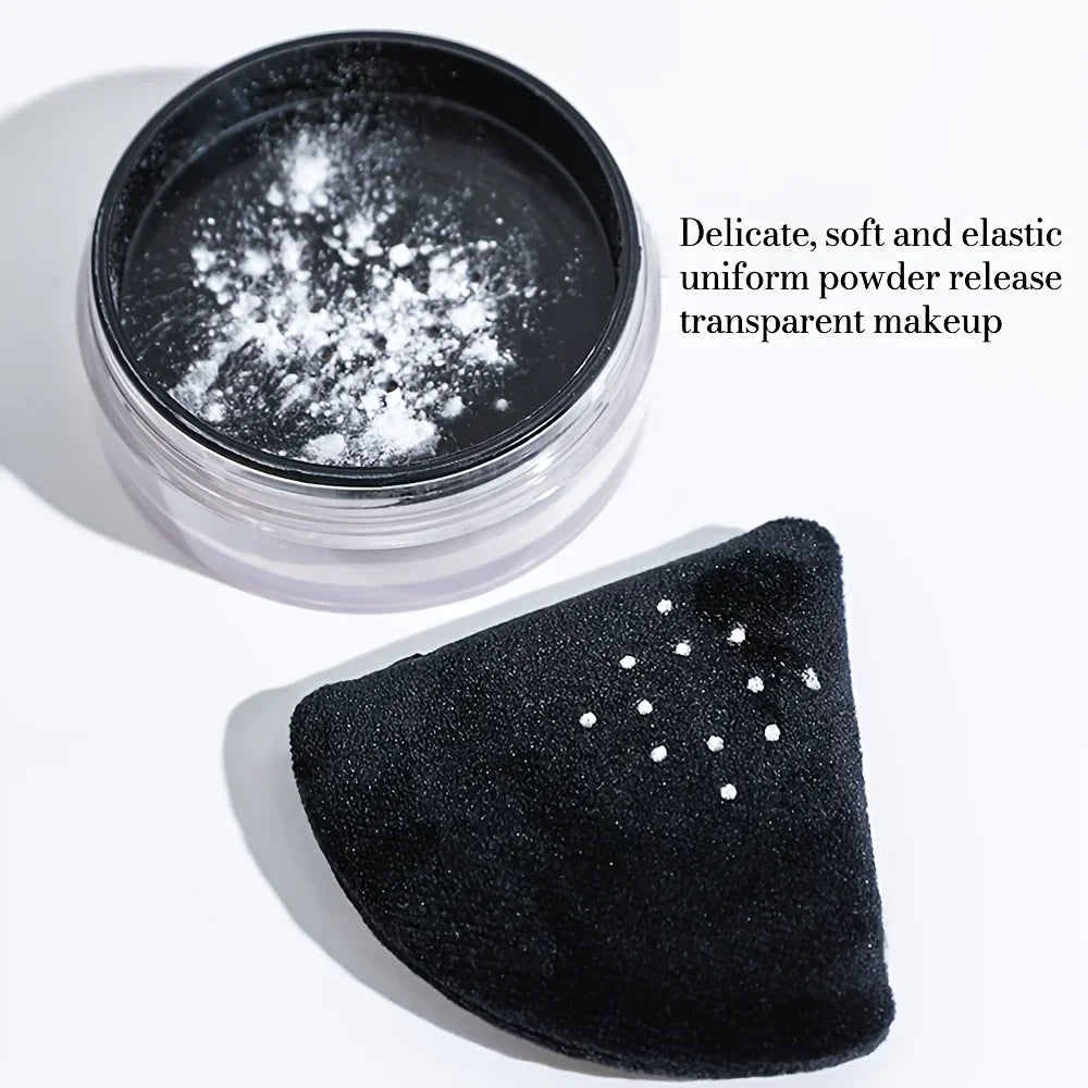 Triangular Fan-Shaped Powder Puff Sponge Finger Pad Powder Puff Sponge Qme