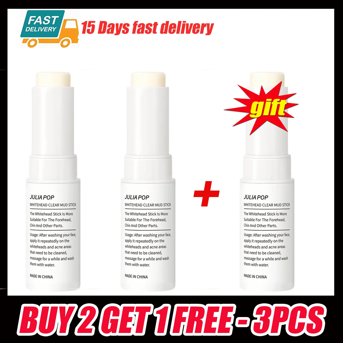 Pore Minimizing Balm Stick – Firming, Moisturizing & Brightening Pore Balm Stick Qst Buy 2 get 1-3pcs