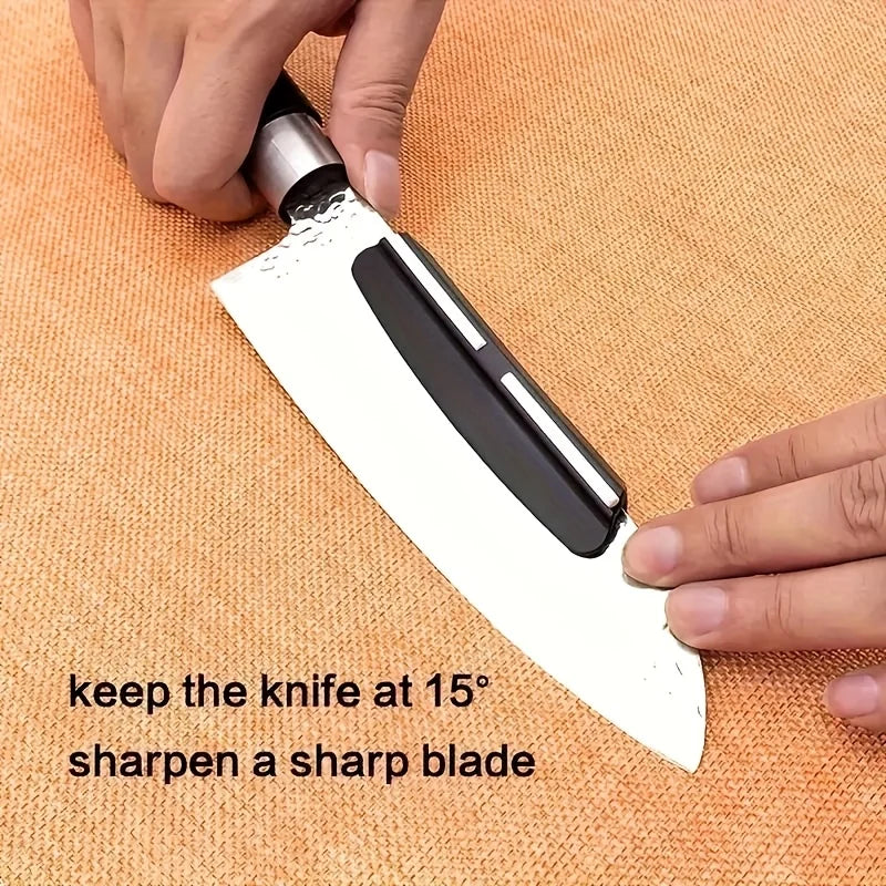Knife Sharpening Stone Angle Guide – Fixed 15° Whetstone Tool Knife Sharpening Guide Qme