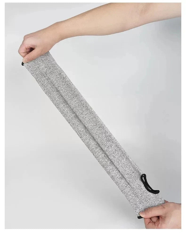 Cut-Resistant Safety Arm Sleeves | Puncture Protection 40cm Safety Arm Sleeves Qme