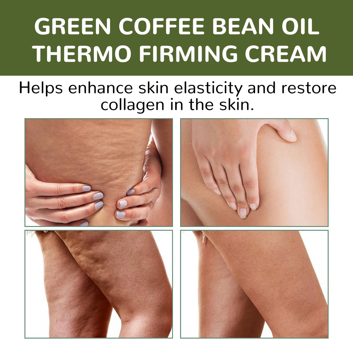 OceAura Green Coffee Body Cream – Firming & Moisturizing 100g Body Firming Cream Qst