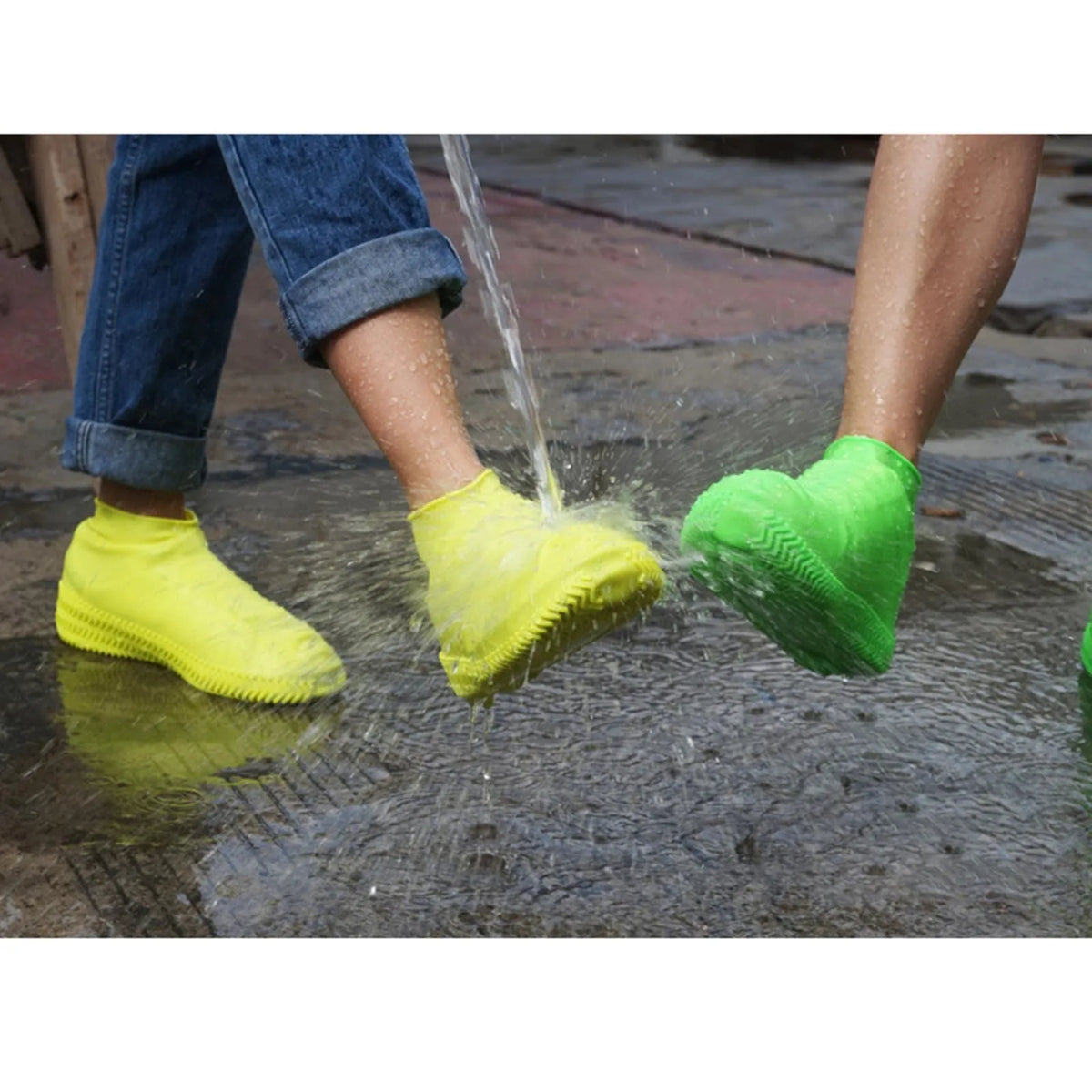 Silicone Rain Boot Covers – Non-Slip, Reusable, Unisex Silicone Shoe Covers Qme
