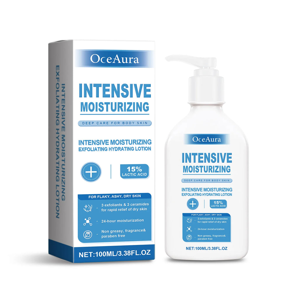 OceAura Exfoliating Hydrating Body Lotion – AHA & Ceramide Body Lotion Qst