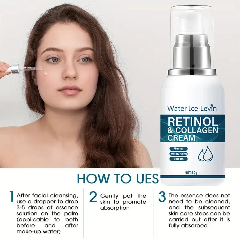 Retinol Collagen Face Cream – Deep Moisturizing & Firming 50g Facial Moisturizer Cream Qme