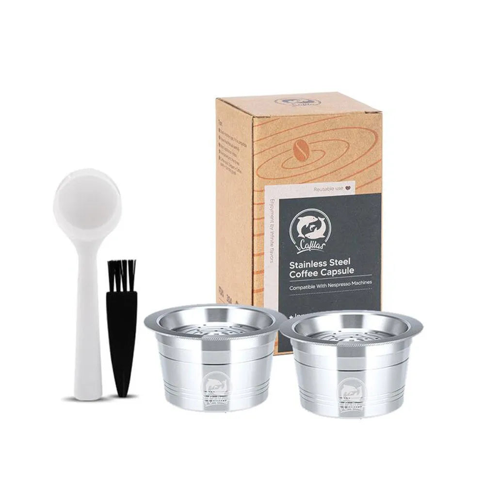 Reusable Stainless Steel Coffee Capsules – Tchibo Cafissimo Reusable Coffee Capsule Qst 2 capsule