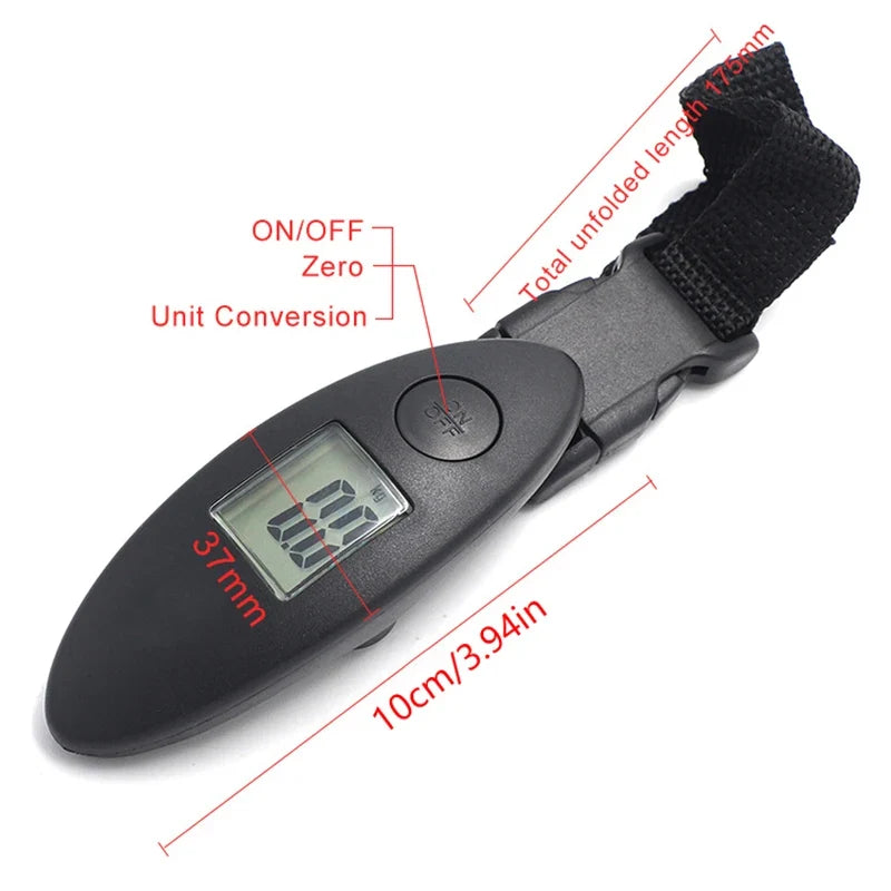 Electronic Pocket Luggage Scale – Portable Digital Travel Scale Digital Luggage Scale Qme