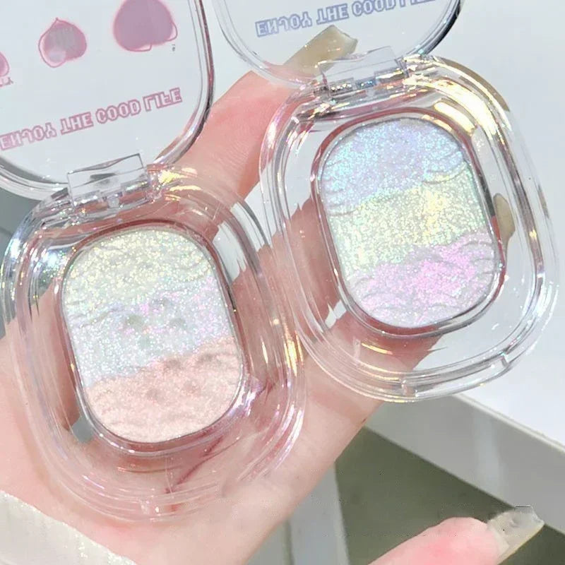 Chameleon Gradient Glitter Eyeshadow Palette – 6 Colors | Qme Glitter Eyeshadow Palette Qme
