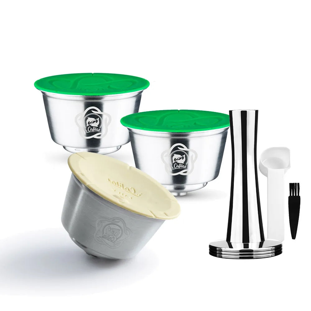Reusable Stainless Steel Coffee Capsules for Dolce Gusto Reusable Coffee Capsules Qst 2coffee G 1MILK T