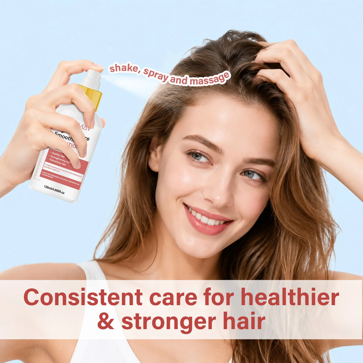 Lanemay High Moisture Smoothing Conditioner for Frizz-Free Hair Hair Conditioner Qst