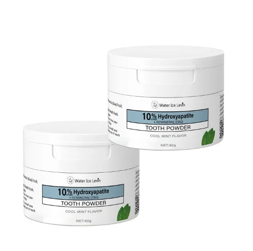 Qme Cool Mint Tooth Powder – Charcoal & Hyaluronic Acid Tooth Powder Qme light green Option 1