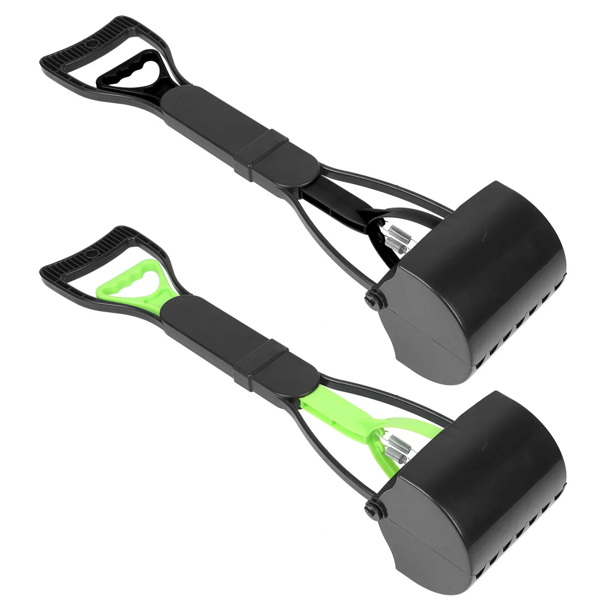 Dog Pooper Scooper Long Handle Jaw Grabber Pet Waste Picker Pet Waste Scooper Qme