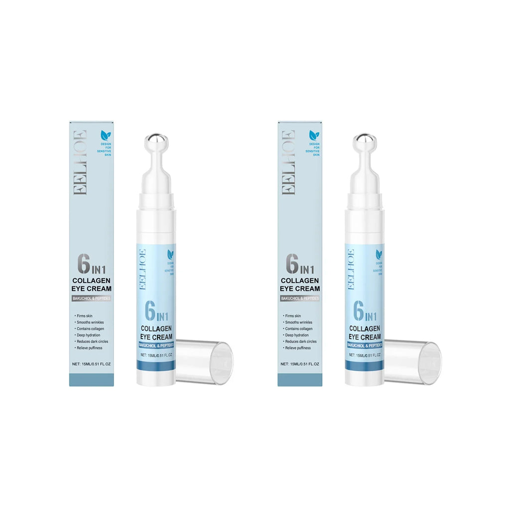 Brightening Collagen Eye Cream – Firms, Hydrates & Smooths Eye Cream Qme 2 x 15ml Boxed