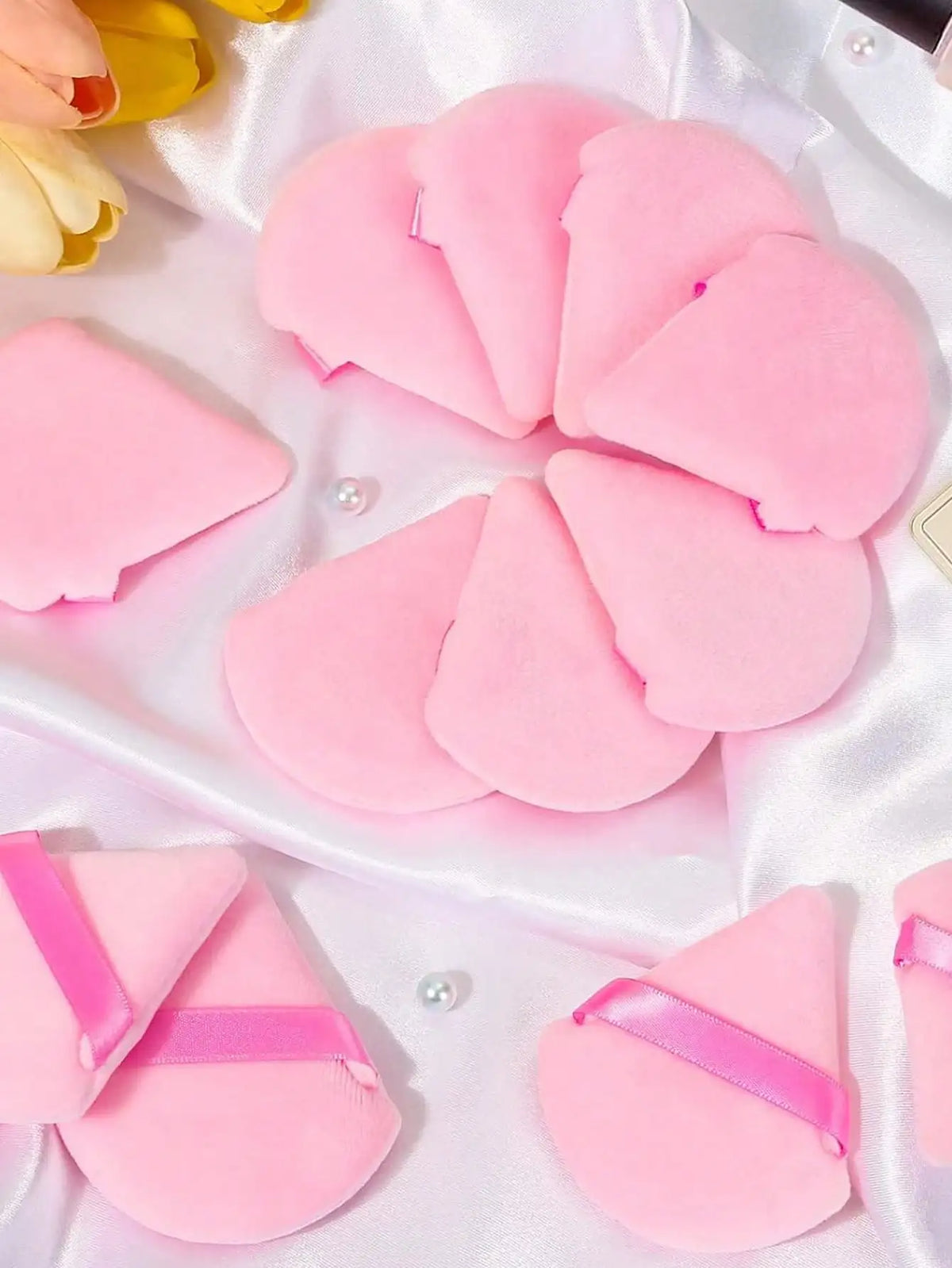 Triangular Powder Puff – Reusable Makeup Tool | Qme Makeup Applicator Puff Qme