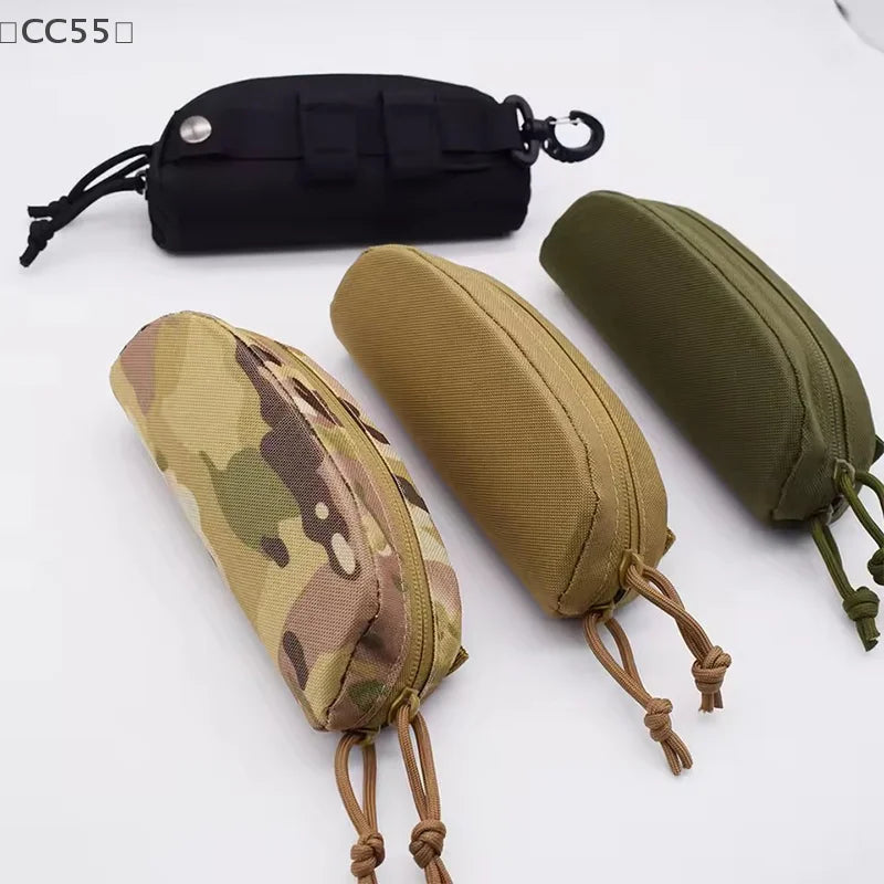 Tactical Hard Glasses Case – Shockproof Outdoor Eyewear Pouch Eyewear Case Qst