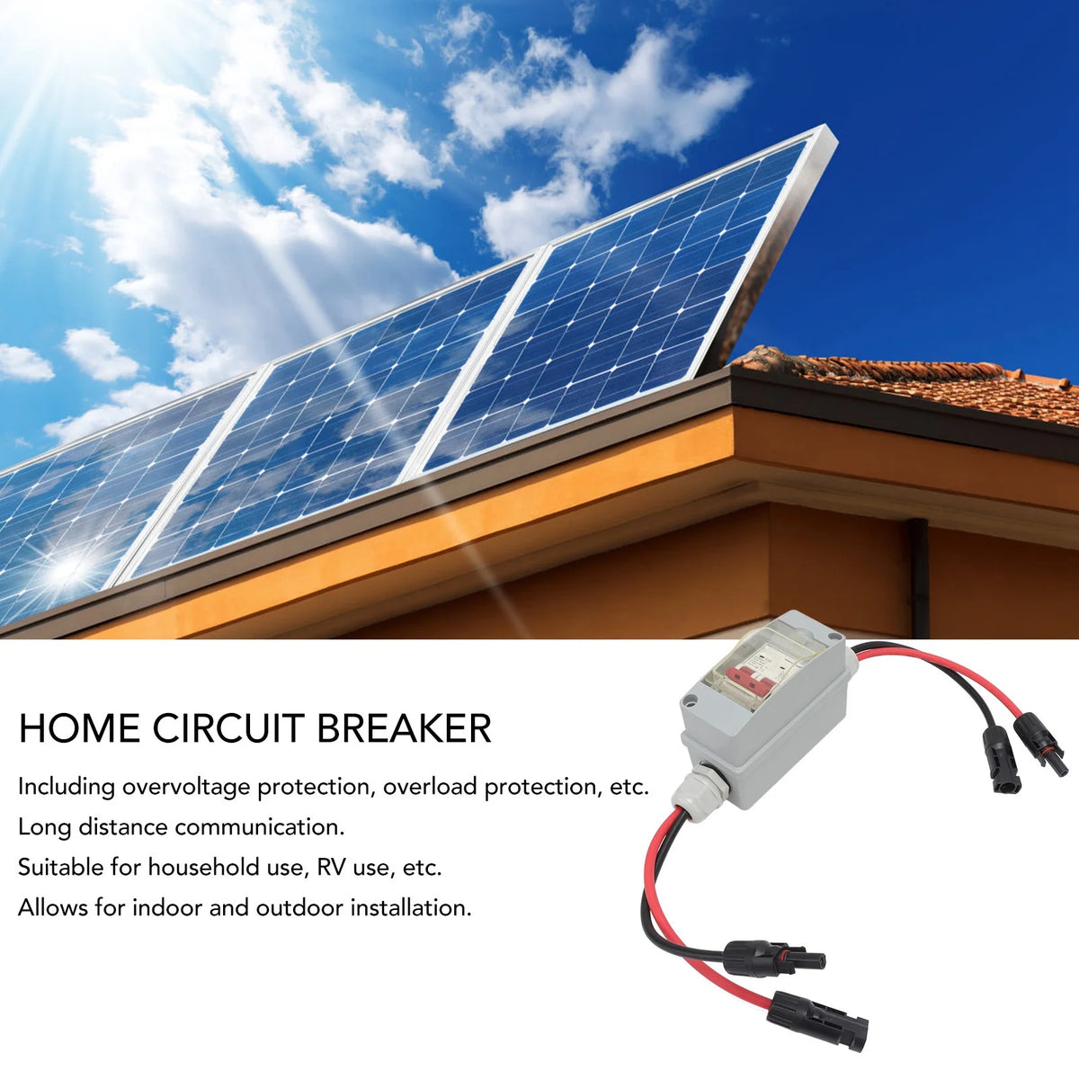 MCB 2P 500V 32A DC Circuit Breaker – IP65 Waterproof Box DC Circuit Breaker Qst