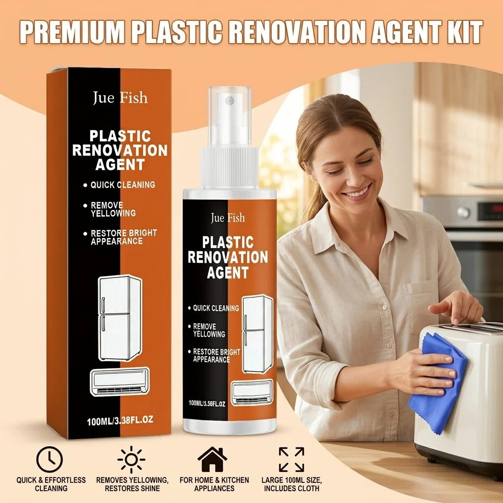 Plastic Renovation Agent – Restore & Remove Oxidation & Stains Plastic Restorer Spray Qme