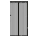 Magnetic Screen Door Curtain – Auto-Close Mosquito Mesh Net Magnetic Screen Door Qme Black 100 x 210cm