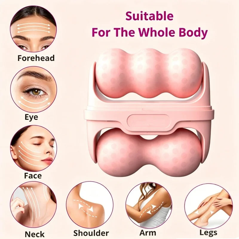 Mini Face Ice Roller V&W Dual-Sided Cooling Skin Massager Face Ice Roller Qst