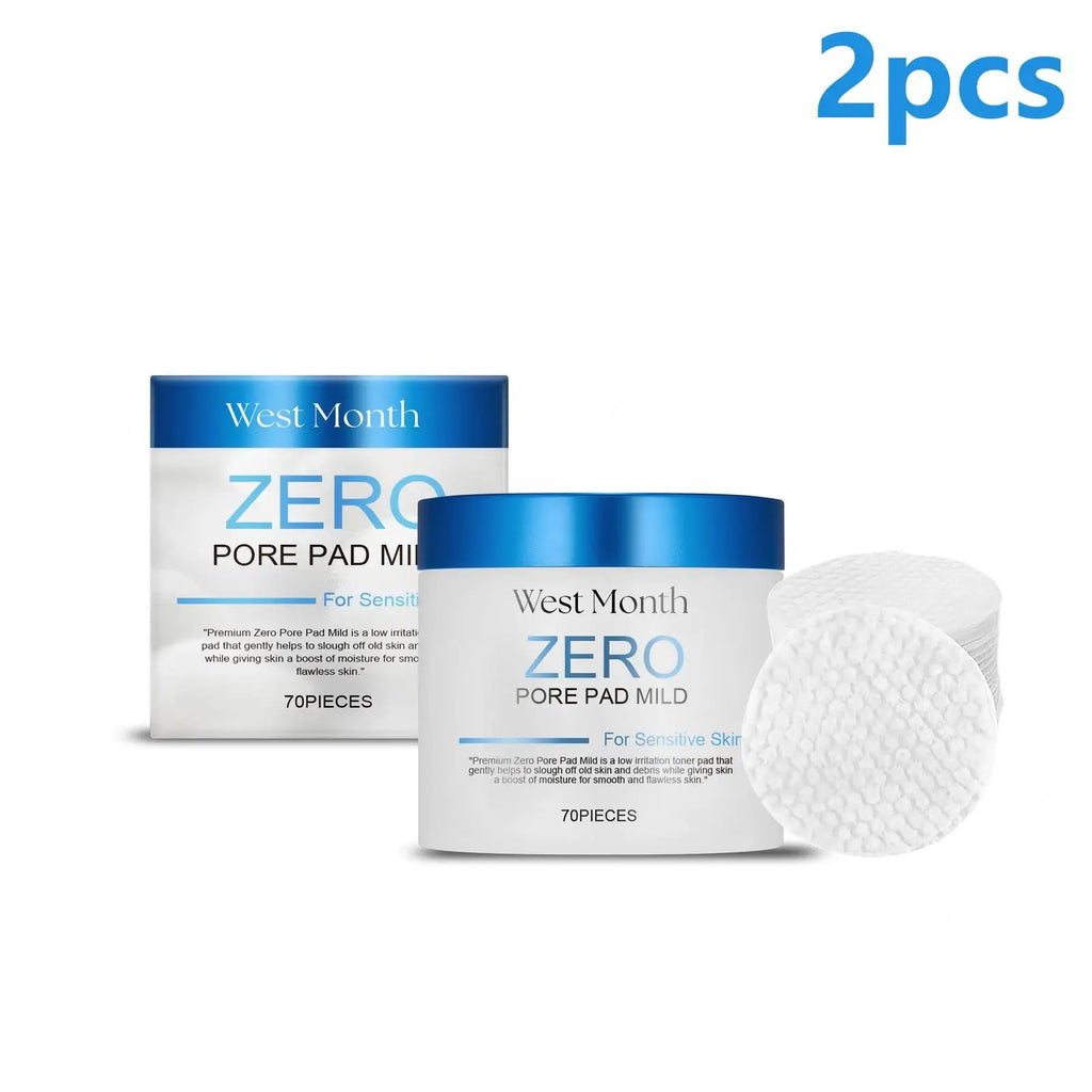 West Month Salicylic Acid Toner Pads – Exfoliating, 70pcs Facial Toner Pads Qst 2pcs
