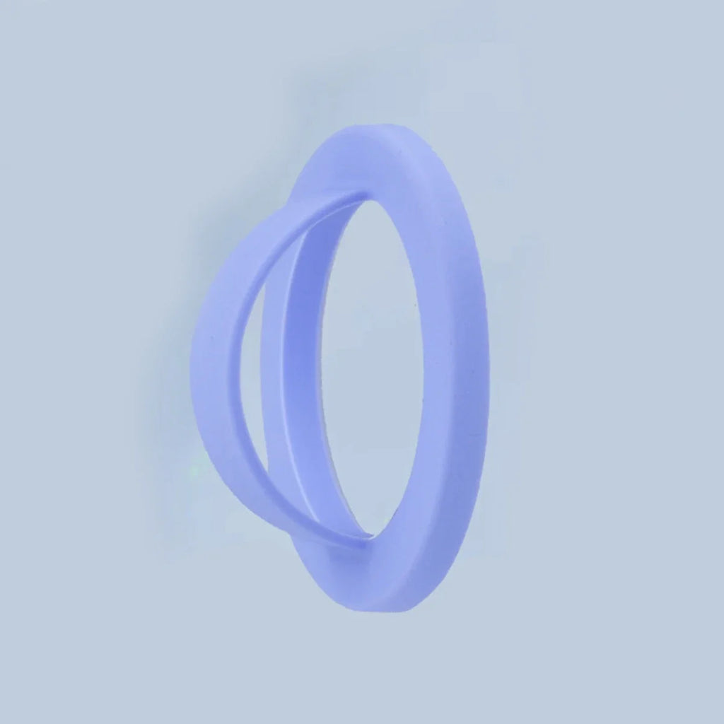 Silicone Magnetic Ring Buckle Universal Phone Holder Phone Ring Holder Qme PURPLE