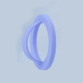 Silicone Magnetic Ring Buckle Universal Phone Holder Phone Ring Holder Qme PURPLE