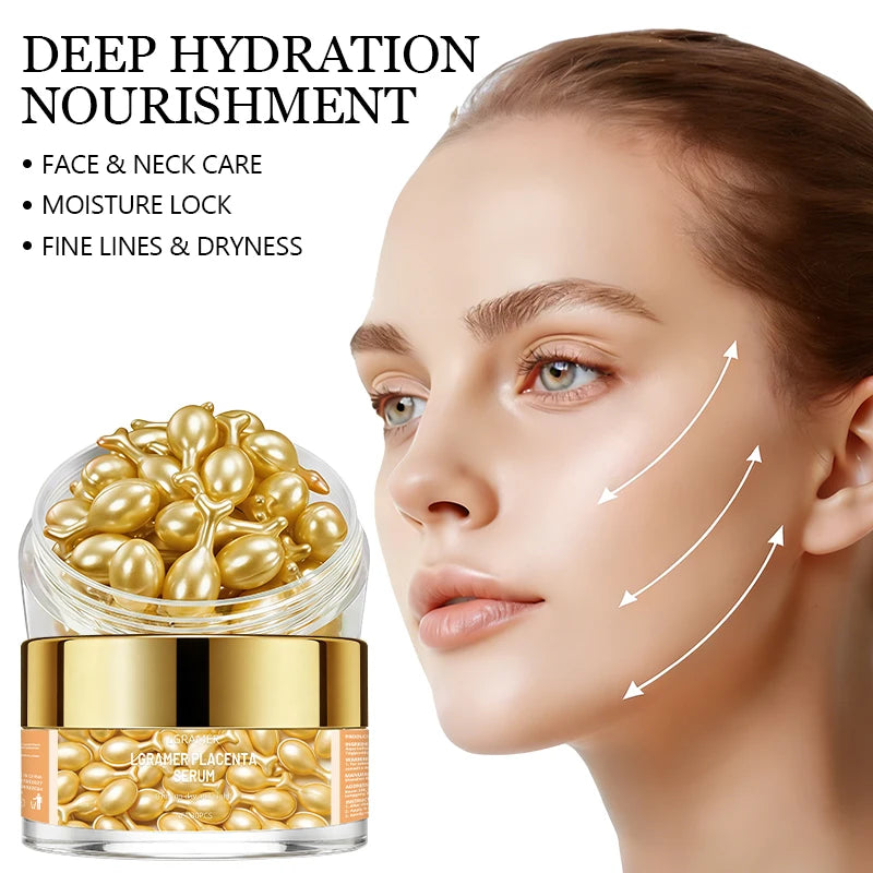 YOUNGCOME Vitamin E Serum Capsules – 30pc Face & Neck Face Serum Capsules Qst
