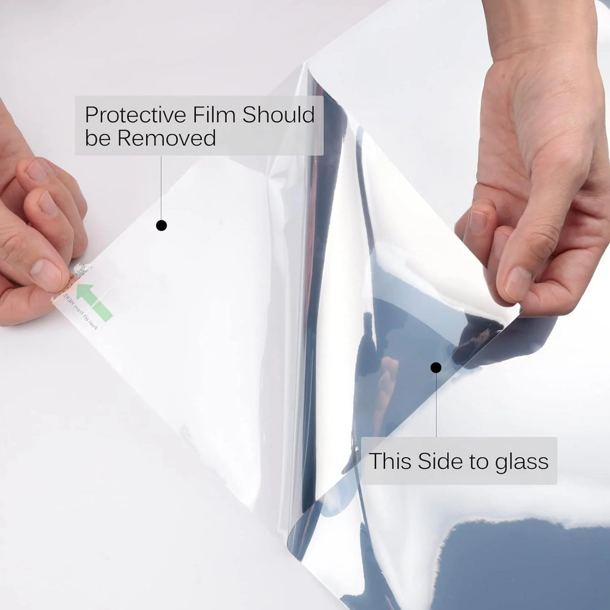 Reflective Privacy Window Film – Heat Insulating Static Cling Privacy Window Film Qst