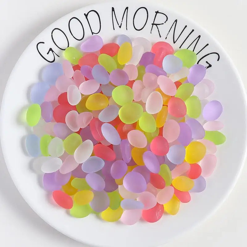 20 Glowing Resin Luminescent Stones – DIY Craft Supplies Resin Craft Stones Qme 40pcs Frosted