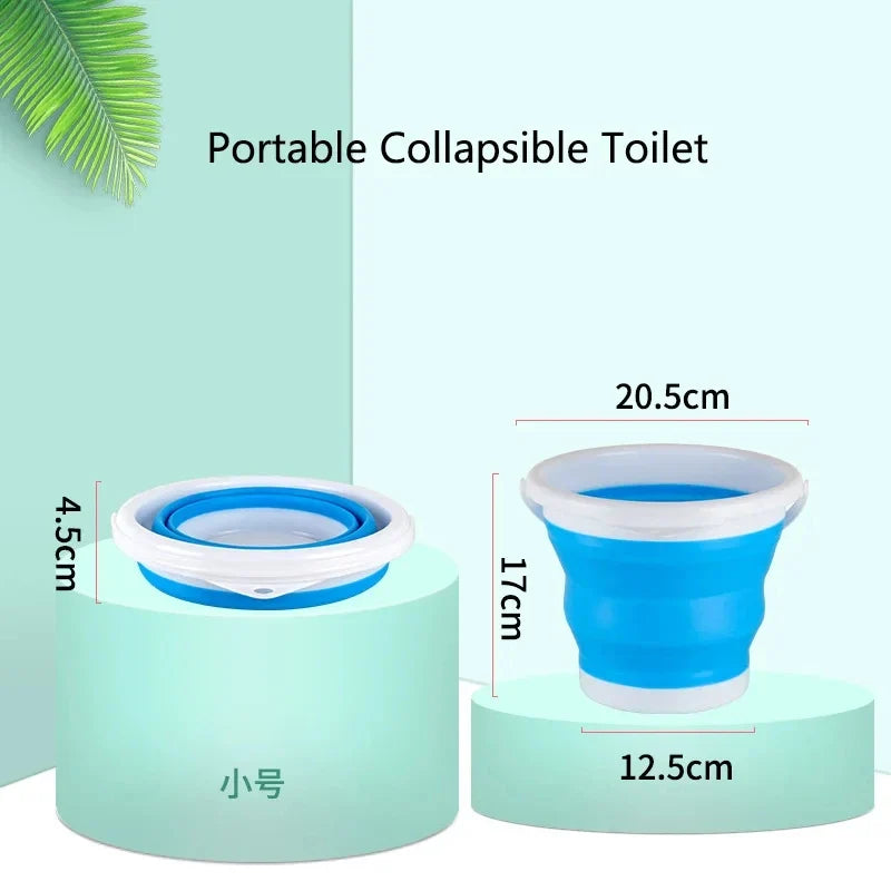 Collapsible Folding Bucket 10L – Portable for Camping & Car Wash Collapsible Bucket Qme