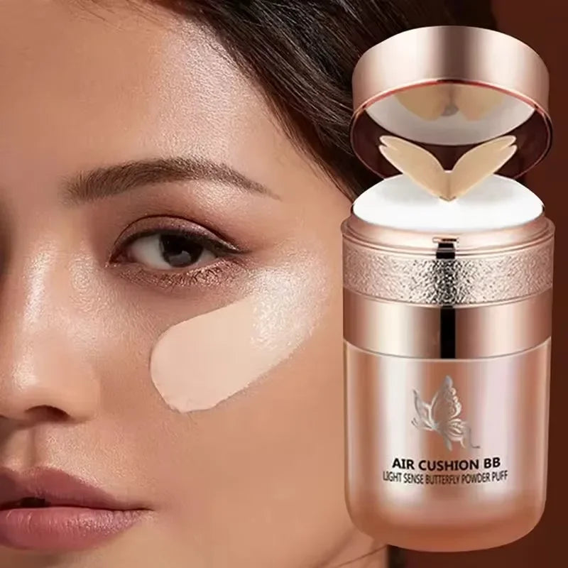 Air Cushion BB Cream Butterfly Puff Foundation | Qme Air Cushion Foundation Qme