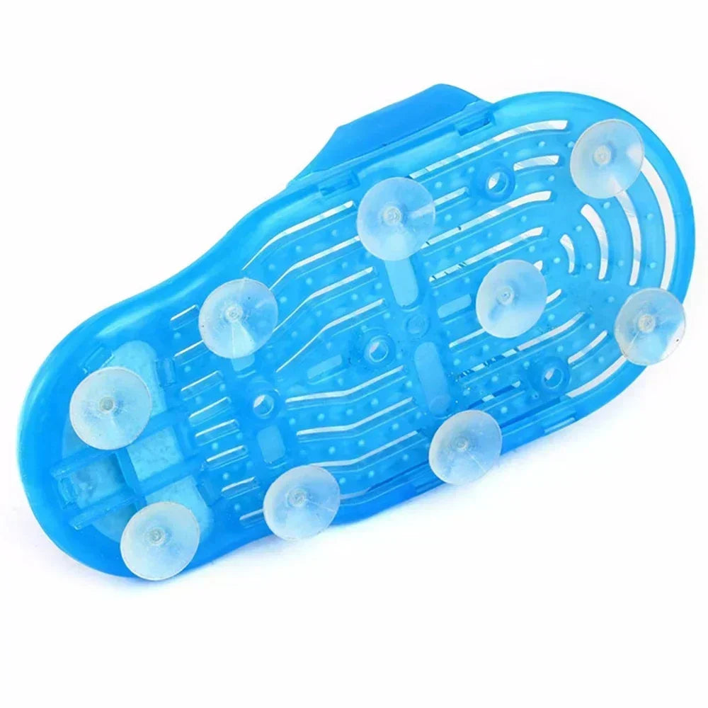Shower Foot Scrubber Massager & Exfoliating Bath Brush Foot Scrubber Brush Qme