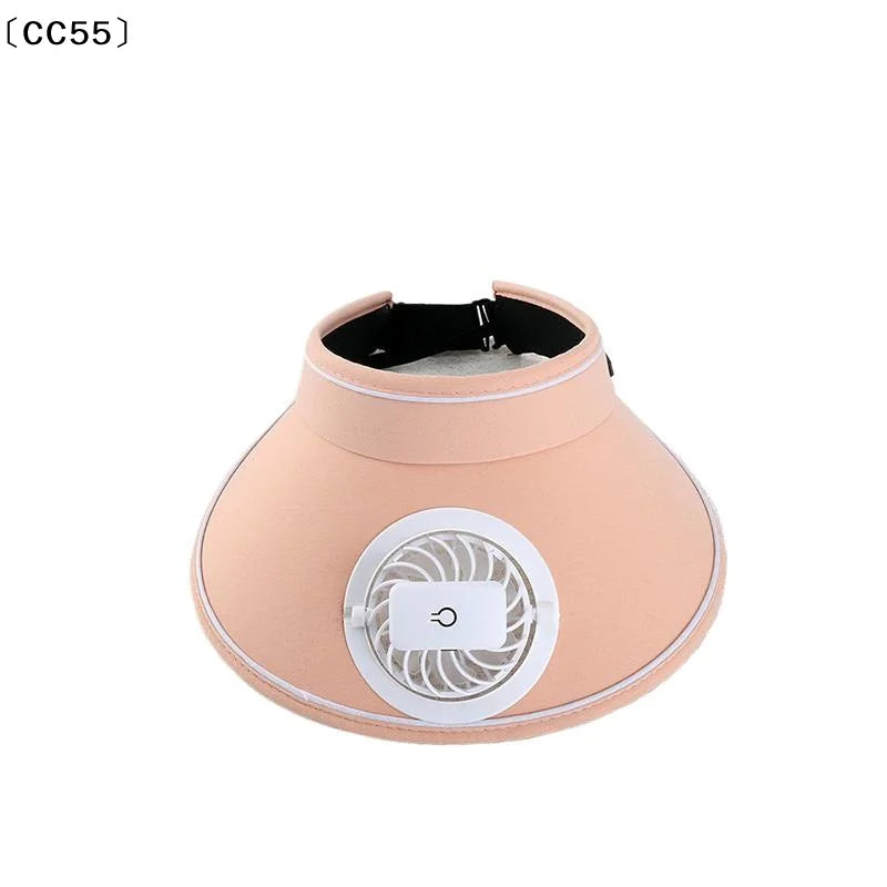 Solar Cooling Fan Hat – Sun Visor Cap for Outdoor Activities Solar Fan Cap Qst