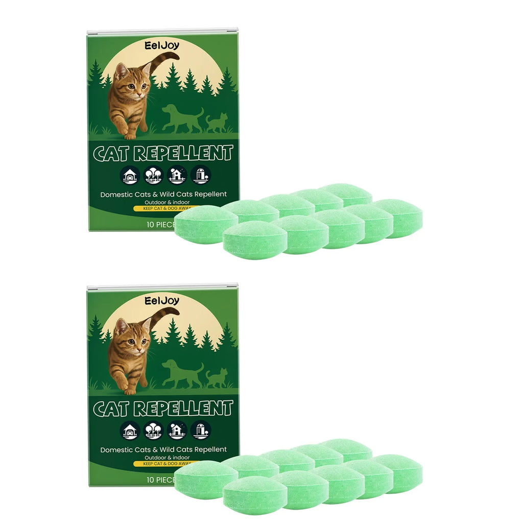 Indoor Cat Repellent Pill – Stops Biting, Gnawing & Scratching Cat Behavior Deterrent Qme 2 x 10pcs Boxed
