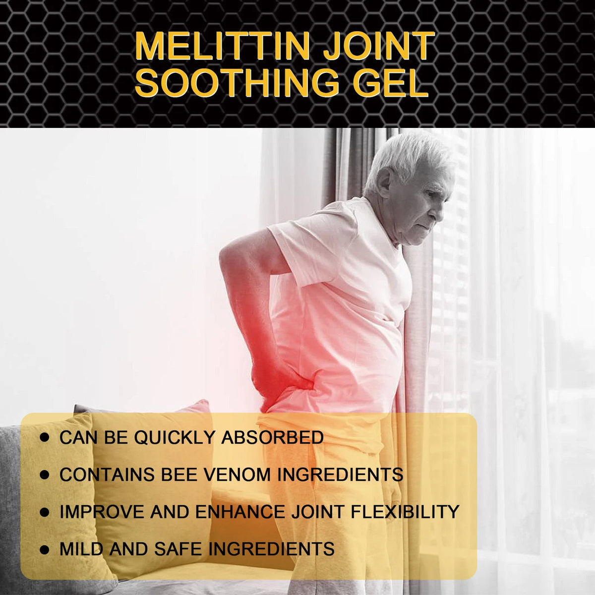Ximonth Bee Venom Joint Care Gel – Natural Formula 20g/40g/60g Topical Body Gel Qst