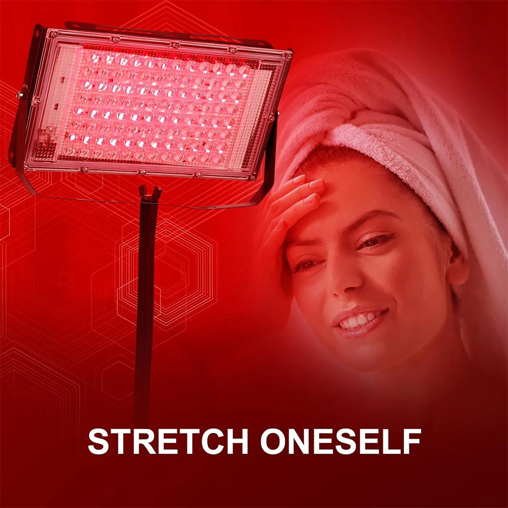 96 LED Red Light Therapy Lamp 660nm 850nm – Full Body Skin Care Red Light Therapy Lamp Qst