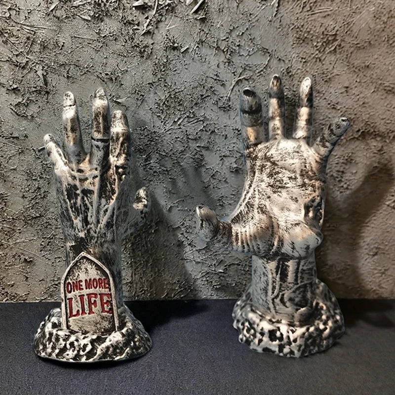 Devil's Hand Halloween Resin Ornament – Outdoor Decor Halloween Ornament Qme Style A