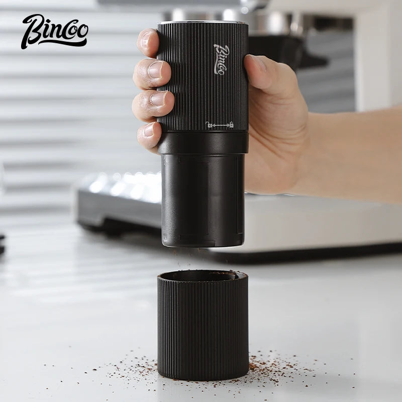 Bincoo Portable Rechargeable Electric Coffee Grinder | Mini Burr Electric Coffee Grinder Qst