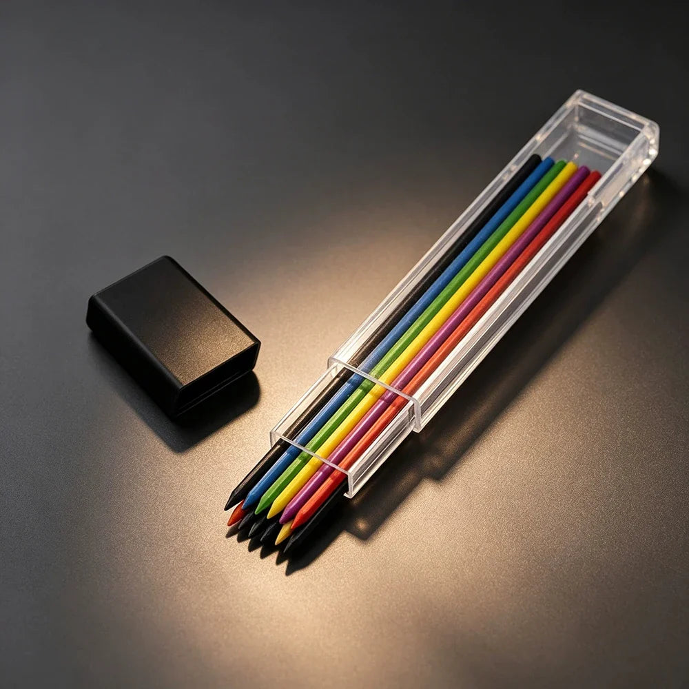 21-Piece Mechanical Pencil Set with Colored & Black Refills Mechanical Pencil Set Qme