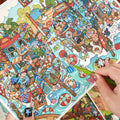 TIANZI 3D Miniature Layered Diorama Stickers for Journaling Diorama Craft Stickers Qme 2B